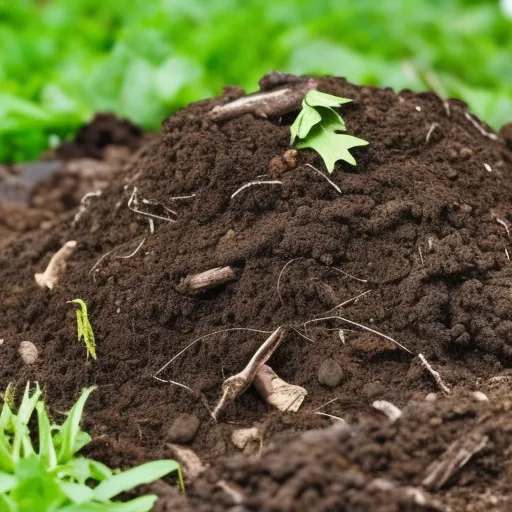 

This image shows a variety of compost materials, including leaves, grass clippings, and food scraps, all of which can be used to create nutrient-rich soil for gardening. The different types of compost provide various benefits to the garden,