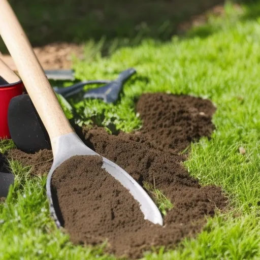 

The image shows a variety of shovels and spades in different shapes and sizes, all used for different gardening tasks. The tools range from small hand trowels to large spades, and each one is designed to help with specific gardening