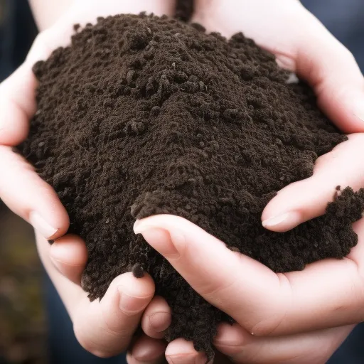 

The image shows a person holding a handful of dark, nutrient-rich soil, which is a result of vermicomposting. The soil is teeming with earthworms, which are essential to the process of vermicomposting